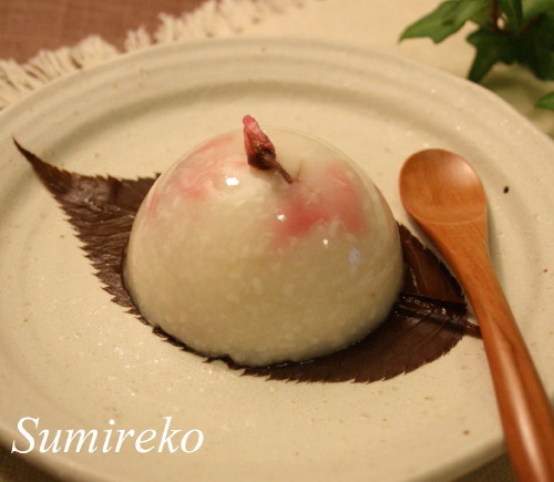 桜甘酒ゼリー スミレコの魔法のスイーツ Sumireko S Magical Sweets